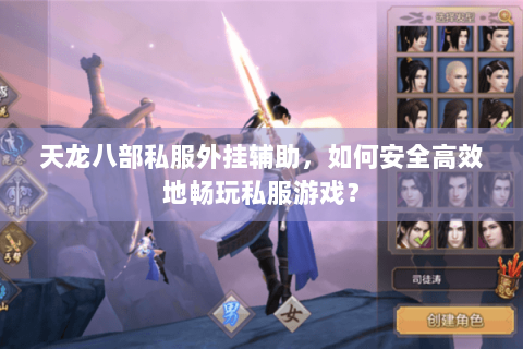 天龙八部私服外挂辅助，如何安全高效地畅玩私服游戏？