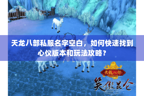天龙八部私服名字空白,如何快速找到心仪版本和玩法攻略? 天龙八部私服名字空白,如何快速找到心仪版本和玩法攻略?