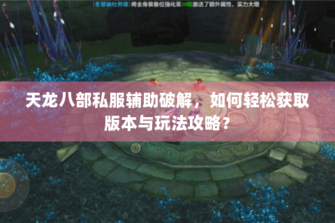 天龙八部私服辅助破解，如何轻松获取版本与玩法攻略？