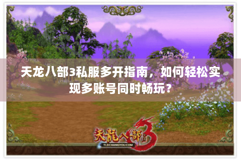 天龙八部3私服多开指南，如何轻松实现多账号同时畅玩？