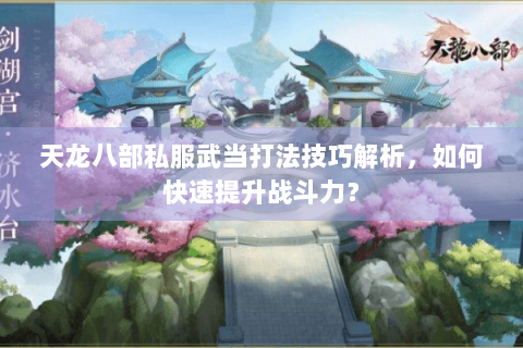 天龙八部私服武当打法技巧解析，如何快速提升战斗力？