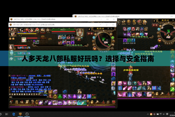 人多天龙八部私服好玩吗？选择与安全指南