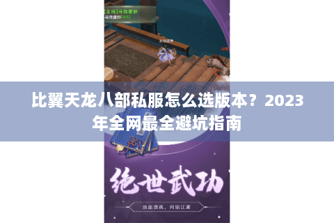 比翼天龙八部私服怎么选版本？2023年全网最全避坑指南