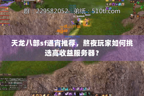 天龙八部sf通宵推荐，熬夜玩家如何挑选高收益服务器？