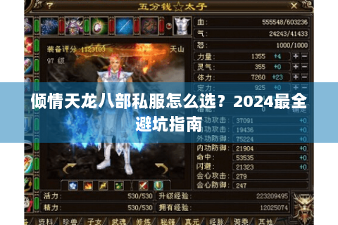 倾情天龙八部私服怎么选？2024最全避坑指南