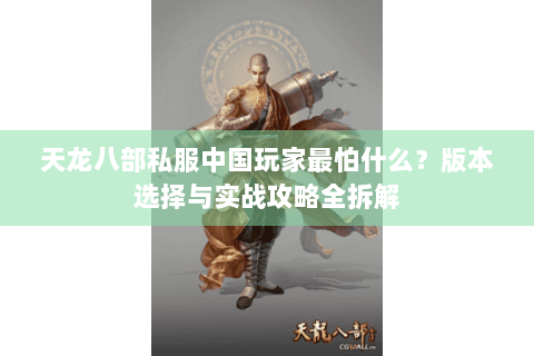 天龙八部私服中国玩家最怕什么？版本选择与实战攻略全拆解