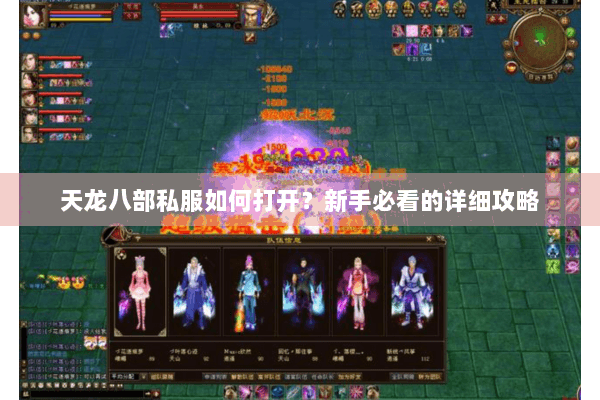 天龙八部私服如何打开？新手必看的详细攻略