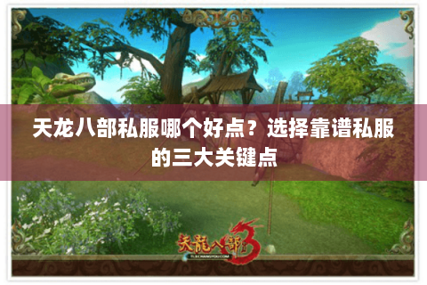 天龙八部私服哪个好点？选择靠谱私服的三大关键点