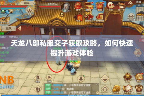 天龙八部私服交子获取攻略，如何快速提升游戏体验