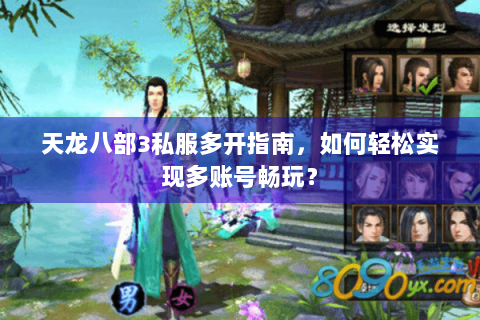 天龙八部3私服多开指南，如何轻松实现多账号畅玩？