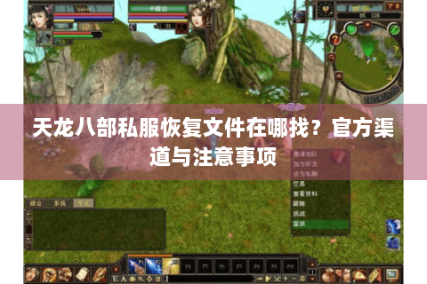 天龙八部私服恢复文件在哪找？官方渠道与注意事项