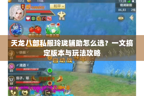 天龙八部私服玲珑辅助怎么选？一文搞定版本与玩法攻略