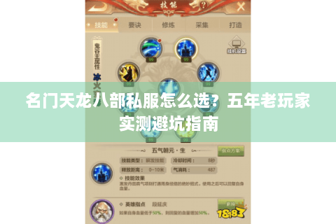 名门天龙八部私服怎么选？五年老玩家实测避坑指南