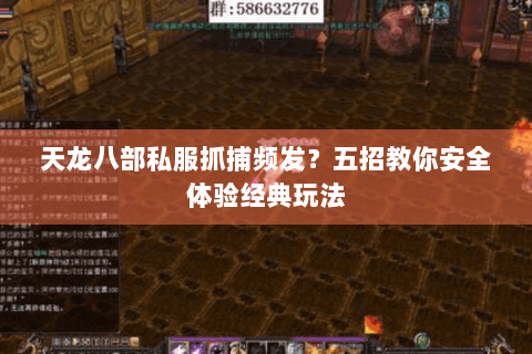 天龙八部私服抓捕频发？五招教你安全体验经典玩法