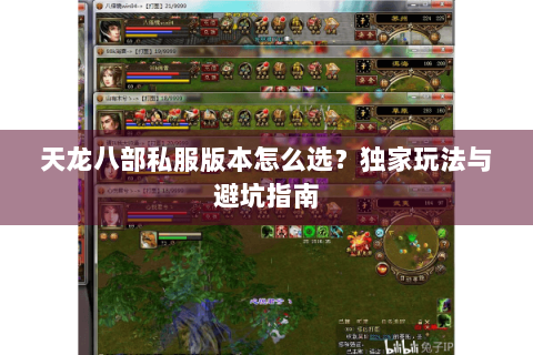 天龙八部私服版本怎么选？独家玩法与避坑指南