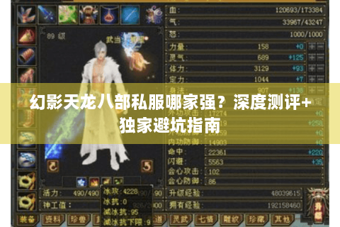 幻影天龙八部私服哪家强？深度测评+独家避坑指南