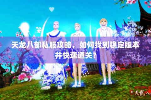 天龙八部私服攻略，如何找到稳定版本并快速通关？