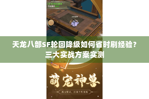 天龙八部SF轮回降级如何省时刷经验？三大实战方案实测