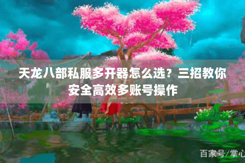 天龙八部私服多开器怎么选？三招教你安全高效多账号操作