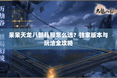 呆呆天龙八部私服怎么选？独家版本与玩法全攻略