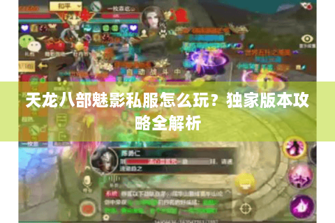 天龙八部魅影私服怎么玩？独家版本攻略全解析