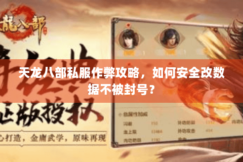 天龙八部私服作弊攻略，如何安全改数据不被封号？