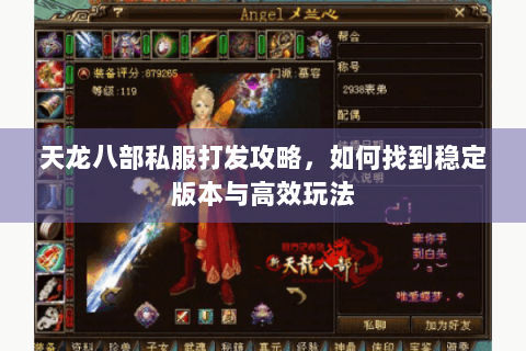 天龙八部私服打发攻略，如何找到稳定版本与高效玩法