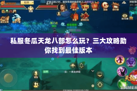 私服冬瓜天龙八部怎么玩？三大攻略助你找到最佳版本