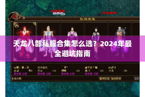 天龙八部私服合集怎么选？2024年最全避坑指南