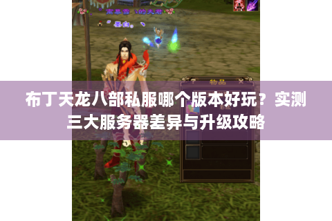 布丁天龙八部私服哪个版本好玩？实测三大服务器差异与升级攻略