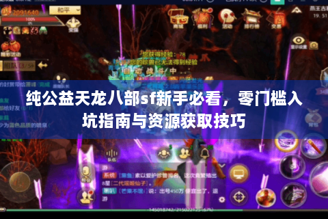 纯公益天龙八部sf新手必看，零门槛入坑指南与资源获取技巧