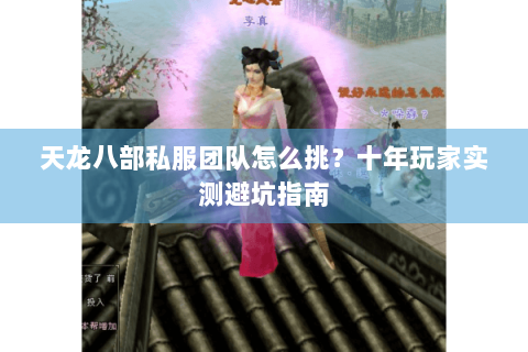 天龙八部私服团队怎么挑？十年玩家实测避坑指南