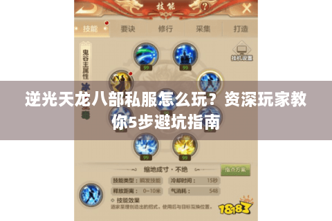 逆光天龙八部私服怎么玩？资深玩家教你5步避坑指南