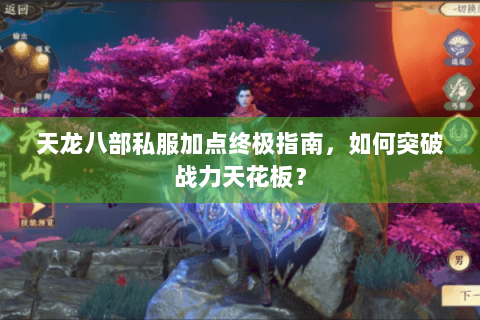 天龙八部私服加点终极指南，如何突破战力天花板？