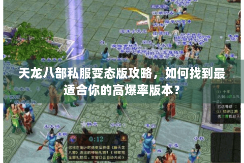 天龙八部私服变态版攻略，如何找到最适合你的高爆率版本？