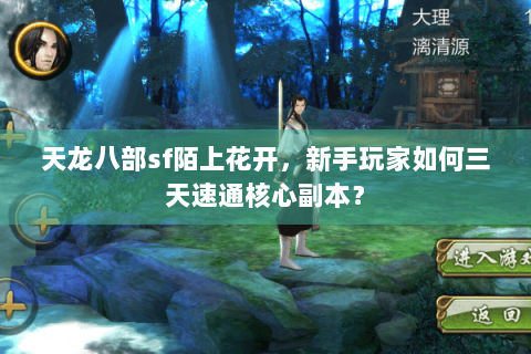 天龙八部sf陌上花开，新手玩家如何三天速通核心副本？