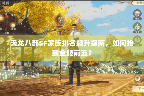 天龙八部SF家族排名飙升指南，如何抢到全服前五？