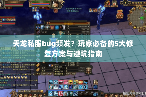 天龙私服bug频发？玩家必备的5大修复方案与避坑指南