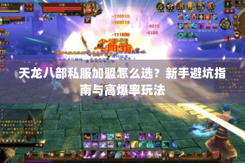天龙八部私服加盟怎么选？新手避坑指南与高爆率玩法