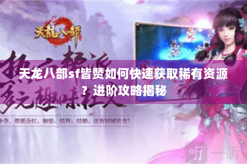 天龙八部sf皆赞如何快速获取稀有资源？进阶攻略揭秘