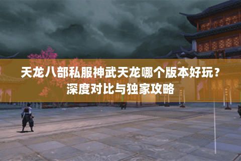天龙八部私服神武天龙哪个版本好玩？深度对比与独家攻略