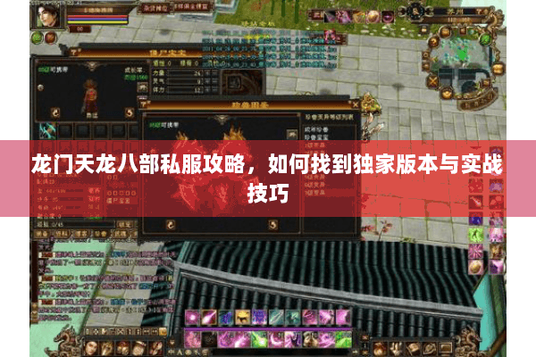 龙门天龙八部私服攻略，如何找到独家版本与实战技巧