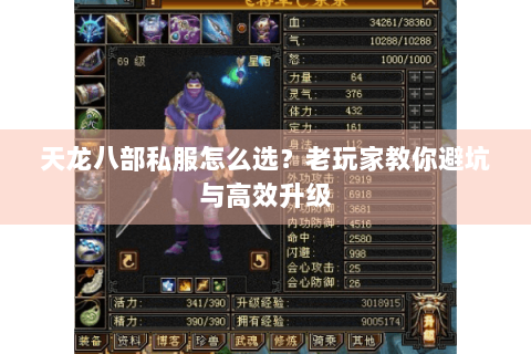 天龙八部私服怎么选？老玩家教你避坑与高效升级