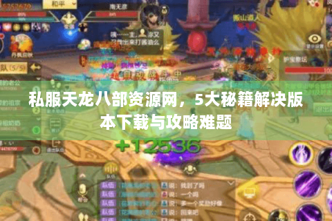 私服天龙八部资源网，5大秘籍解决版本下载与攻略难题