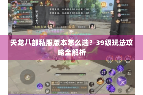 天龙八部私服版本怎么选？39级玩法攻略全解析