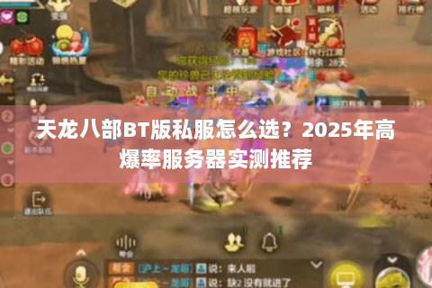 天龙八部BT版私服怎么选？2025年高爆率服务器实测推荐