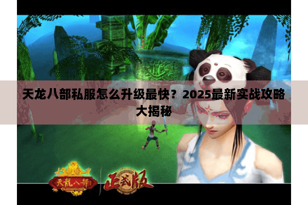 天龙八部私服怎么升级最快？2025最新实战攻略大揭秘