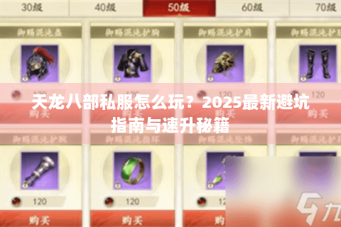 天龙八部私服怎么玩？2025最新避坑指南与速升秘籍