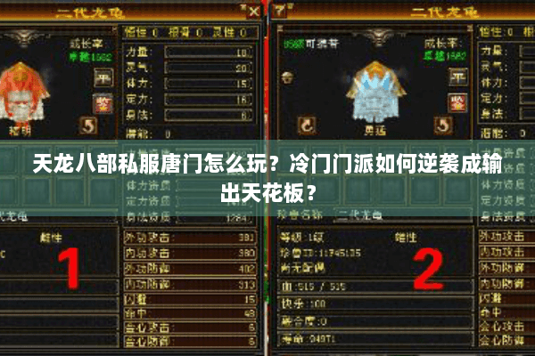 天龙八部私服唐门怎么玩？冷门门派如何逆袭成输出天花板？