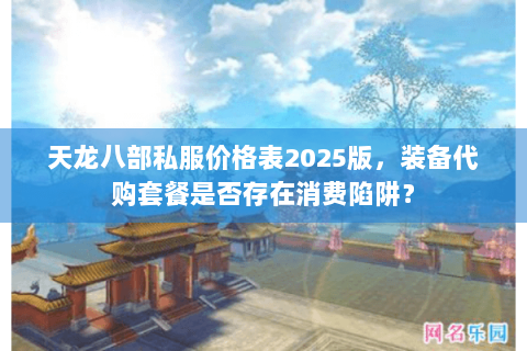 天龙八部私服价格表2025版，装备代购套餐是否存在消费陷阱？